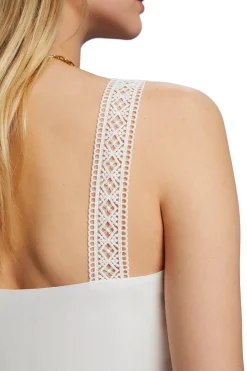 Top Lencero Encaje Viscosa^Esprit Clearance