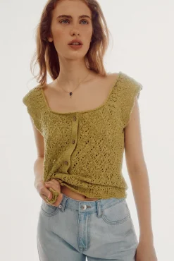 Top Rustico Botones^Slowlove Best Sale