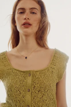 Top Rustico Botones^Slowlove Best Sale
