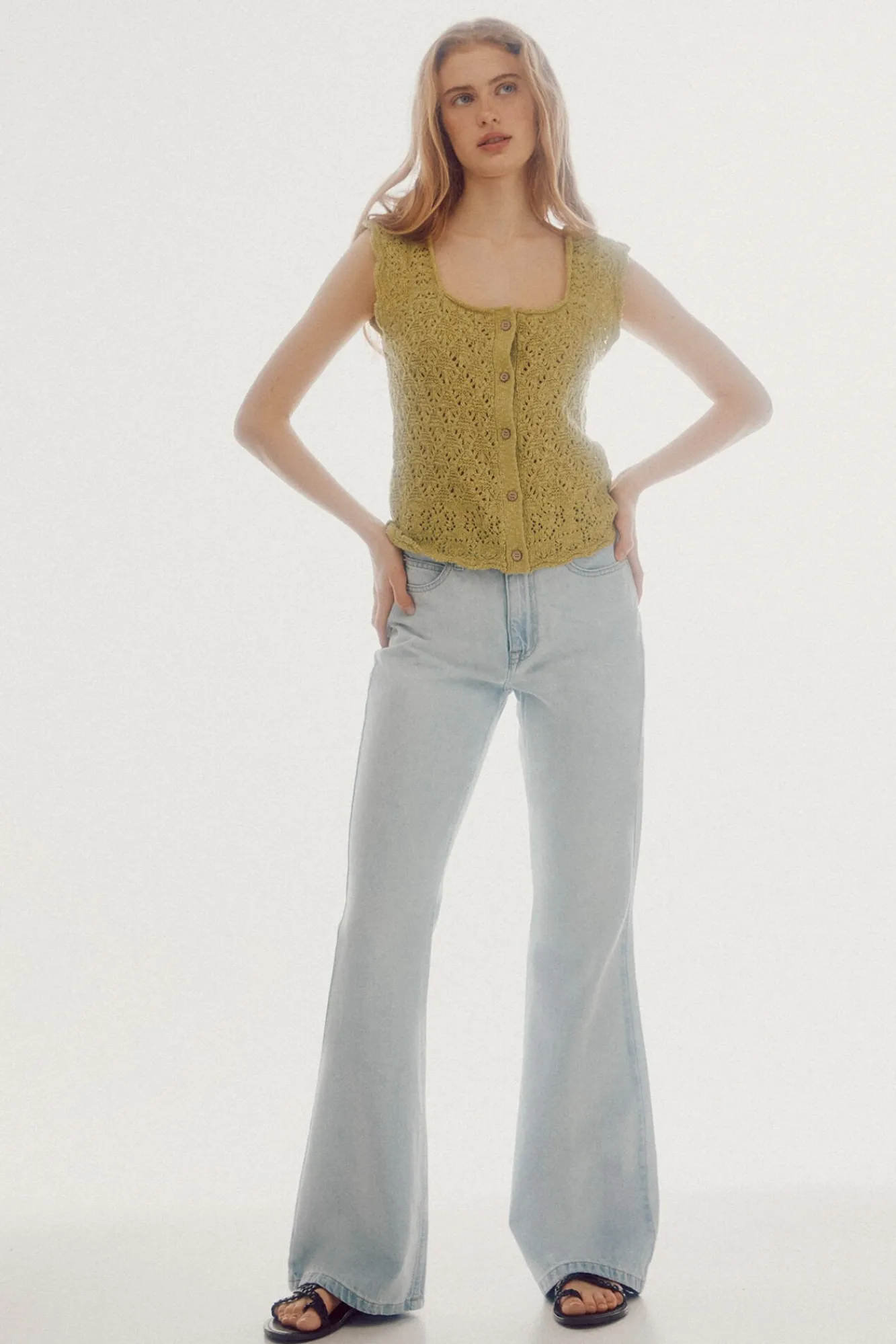 Top Rustico Botones^Slowlove Best Sale