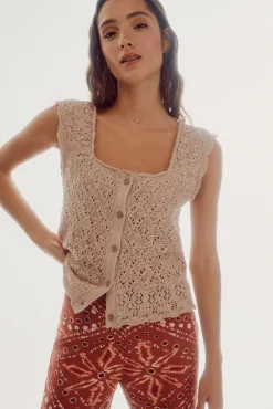 Top Rustico Botones^Slowlove Sale