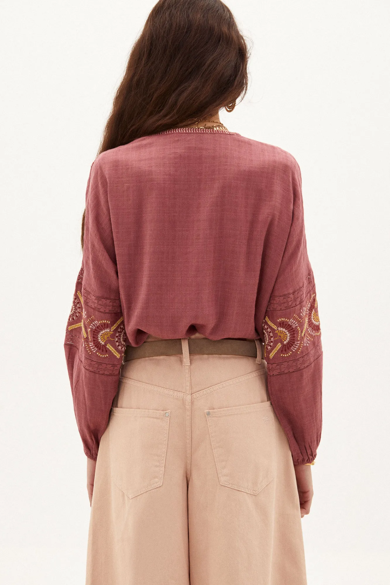 Triana Blusa Fluida Bordada^Hoss Intropia Best Sale