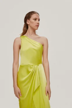 Vestido Asimetrico Satinado^Pedro del Hierro Best Sale