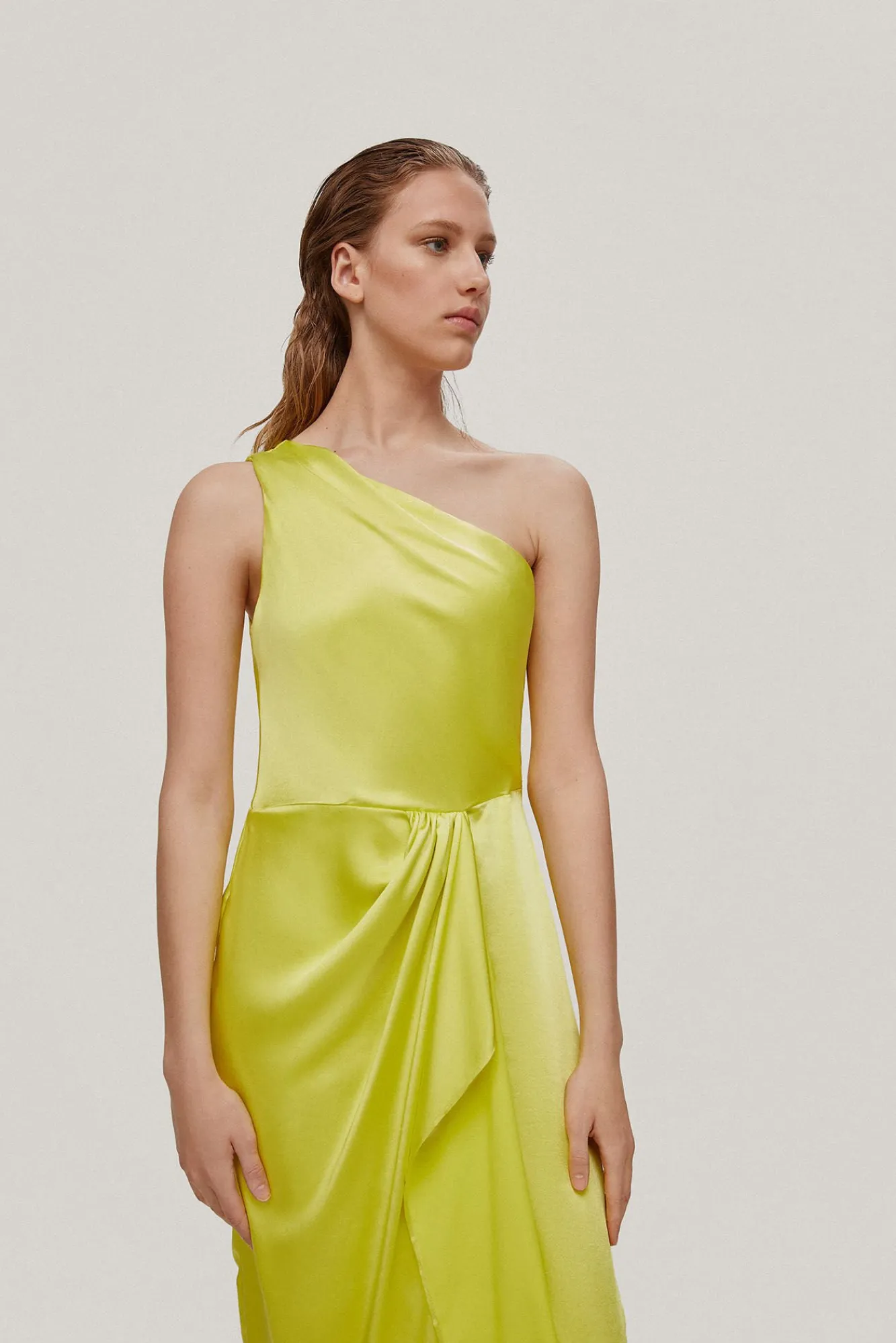 Vestido Asimetrico Satinado^Pedro del Hierro Best Sale