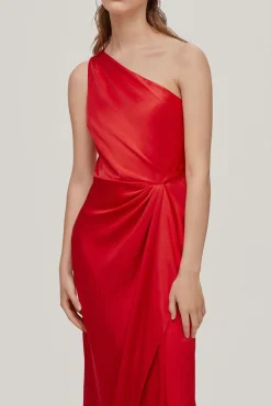 Vestido Asimetrico Satinado^Pedro del Hierro Sale