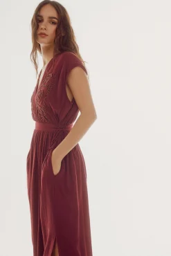 Vestido Bordado Abalorios^Slowlove Best Sale