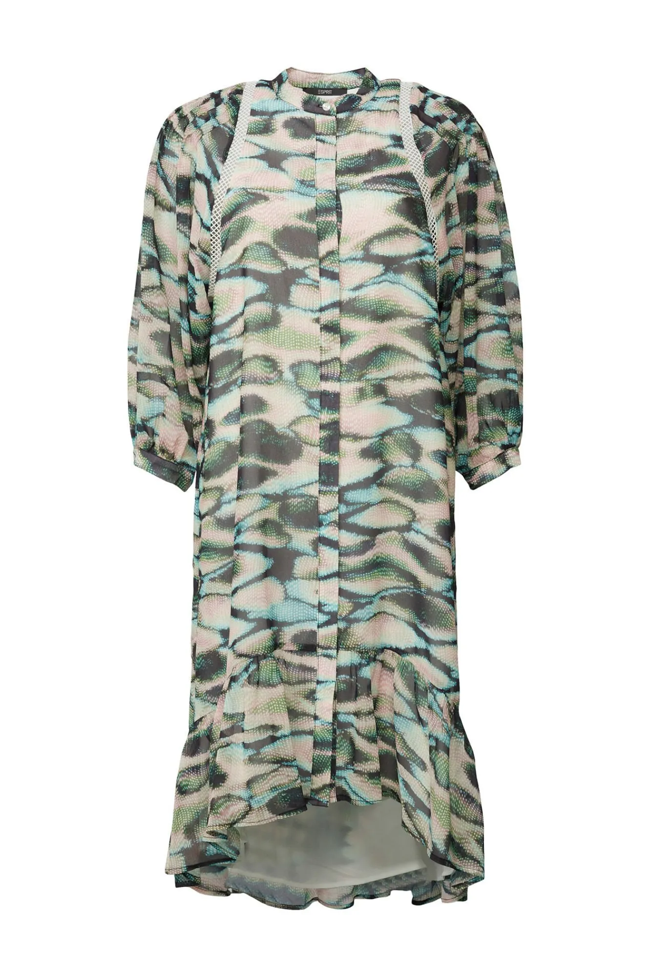 Vestido Chiffon Asimetrico Animal Print^Esprit Best Sale