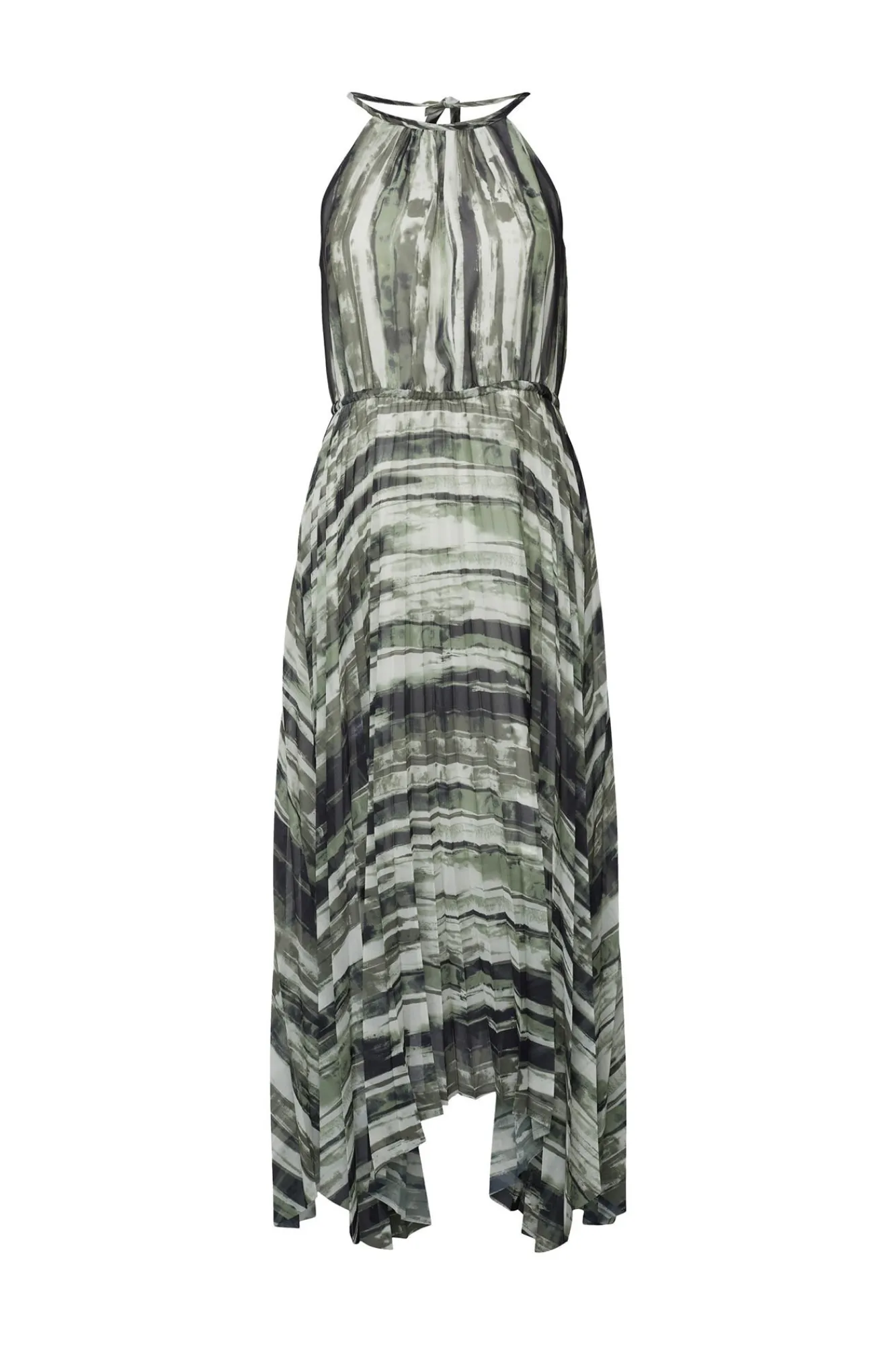 Vestido Chifon Estampado Midi Plisado^Esprit Fashion