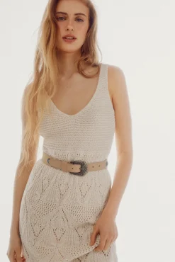 Vestido Corto Calados^Slowlove Best Sale
