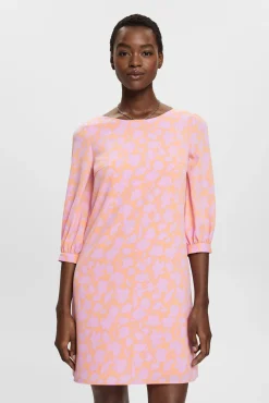 Vestido Corto Corte Recto Estampado Allover^Esprit Discount
