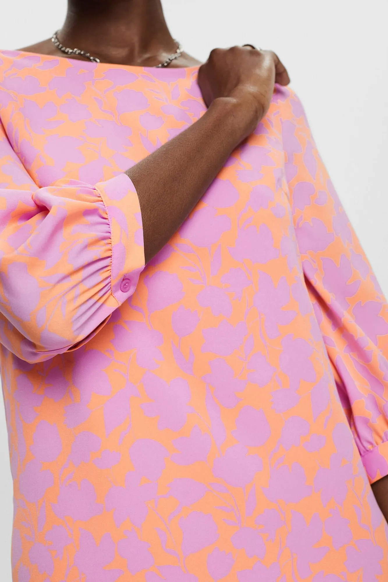 Vestido Corto Corte Recto Estampado Allover^Esprit Discount
