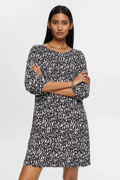 Vestido Corto Corte Recto Estampado Allover^Esprit Discount
