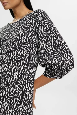 Vestido Corto Corte Recto Estampado Allover^Esprit Discount