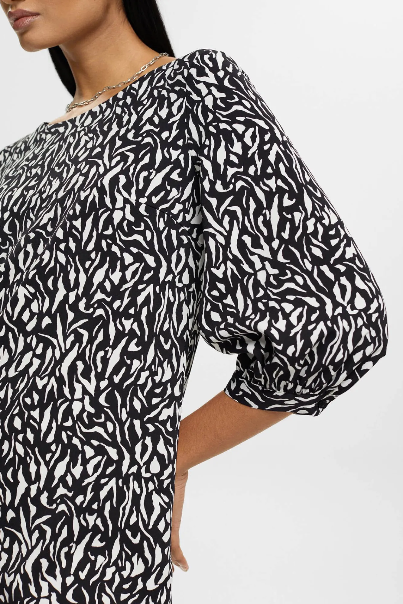 Vestido Corto Corte Recto Estampado Allover^Esprit Discount