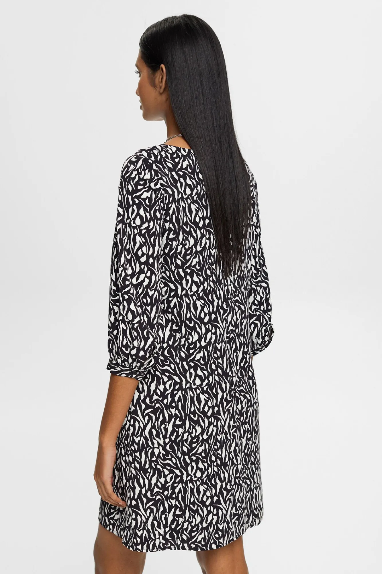 Vestido Corto Corte Recto Estampado Allover^Esprit Discount