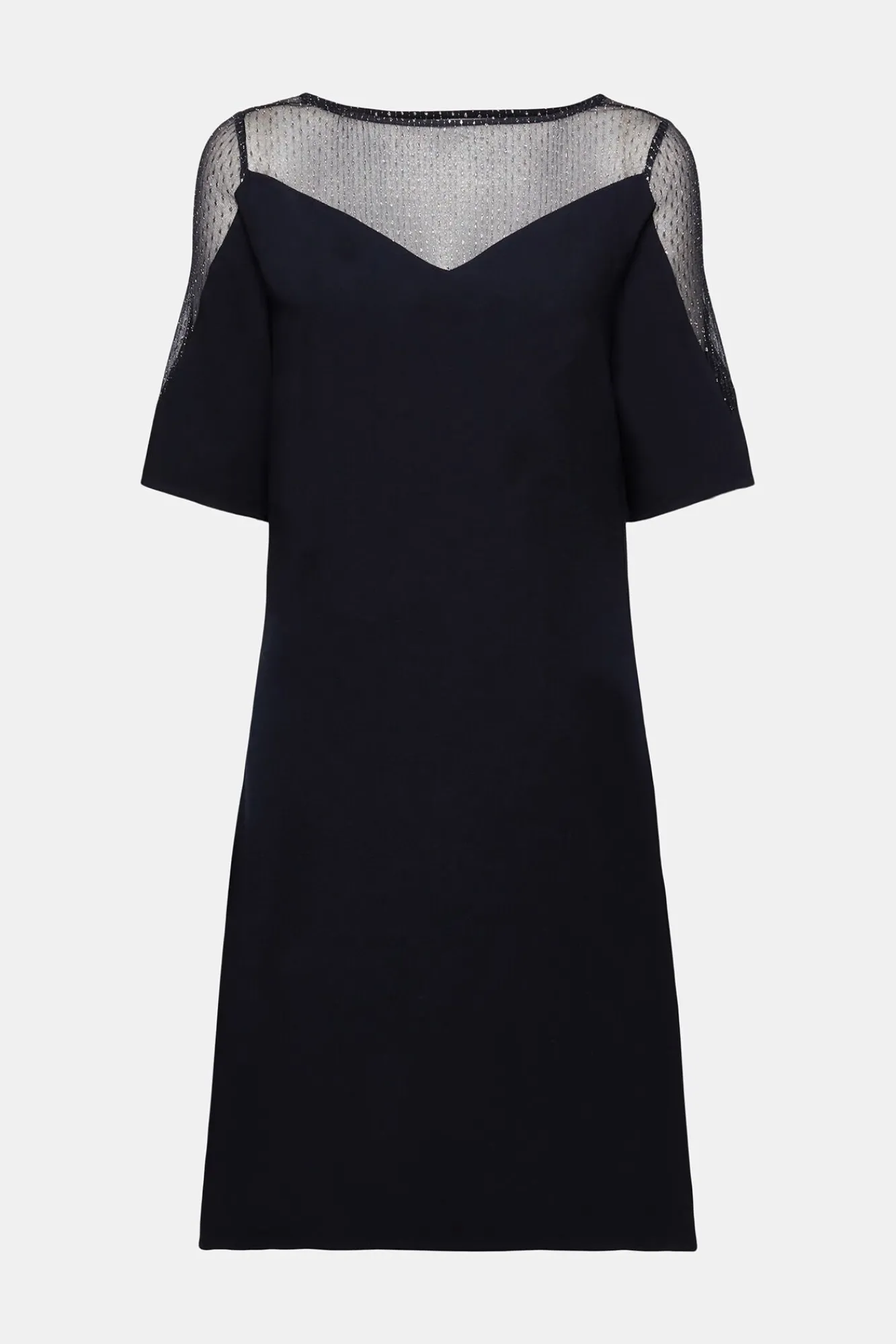 Vestido Corto Material Reciclado Monocolor^Esprit Hot