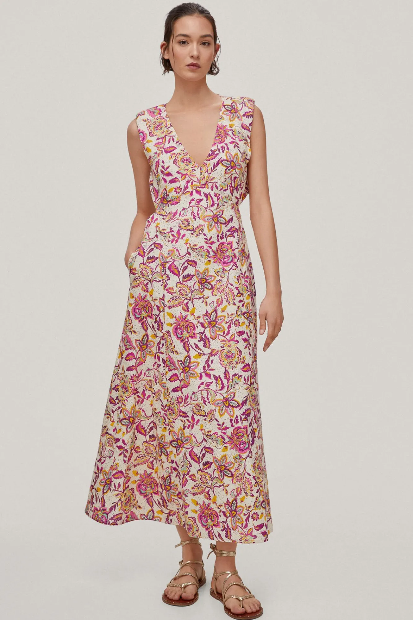 Vestido Cut Out Estampado^Pedro del Hierro Discount