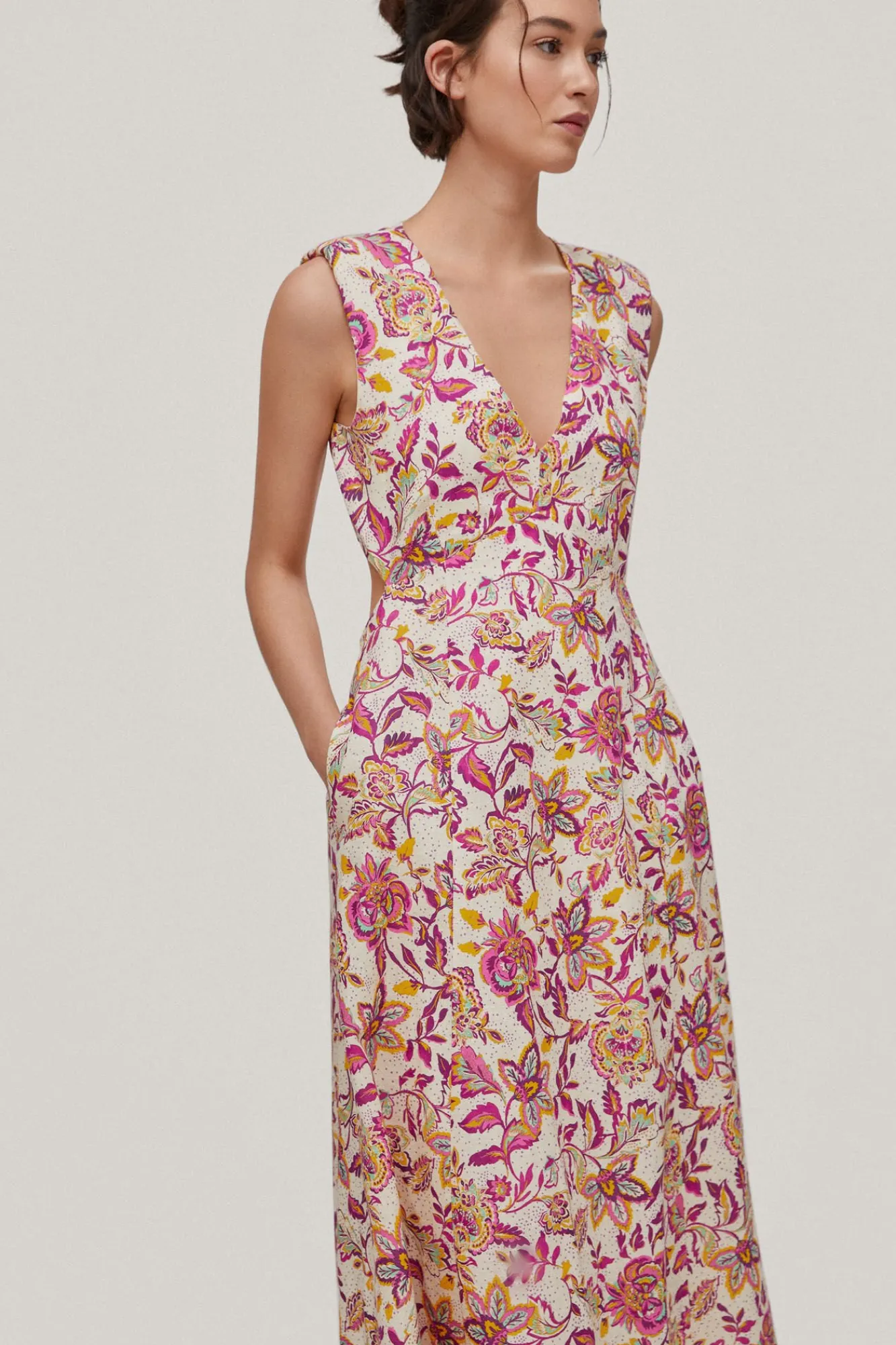 Vestido Cut Out Estampado^Pedro del Hierro Discount