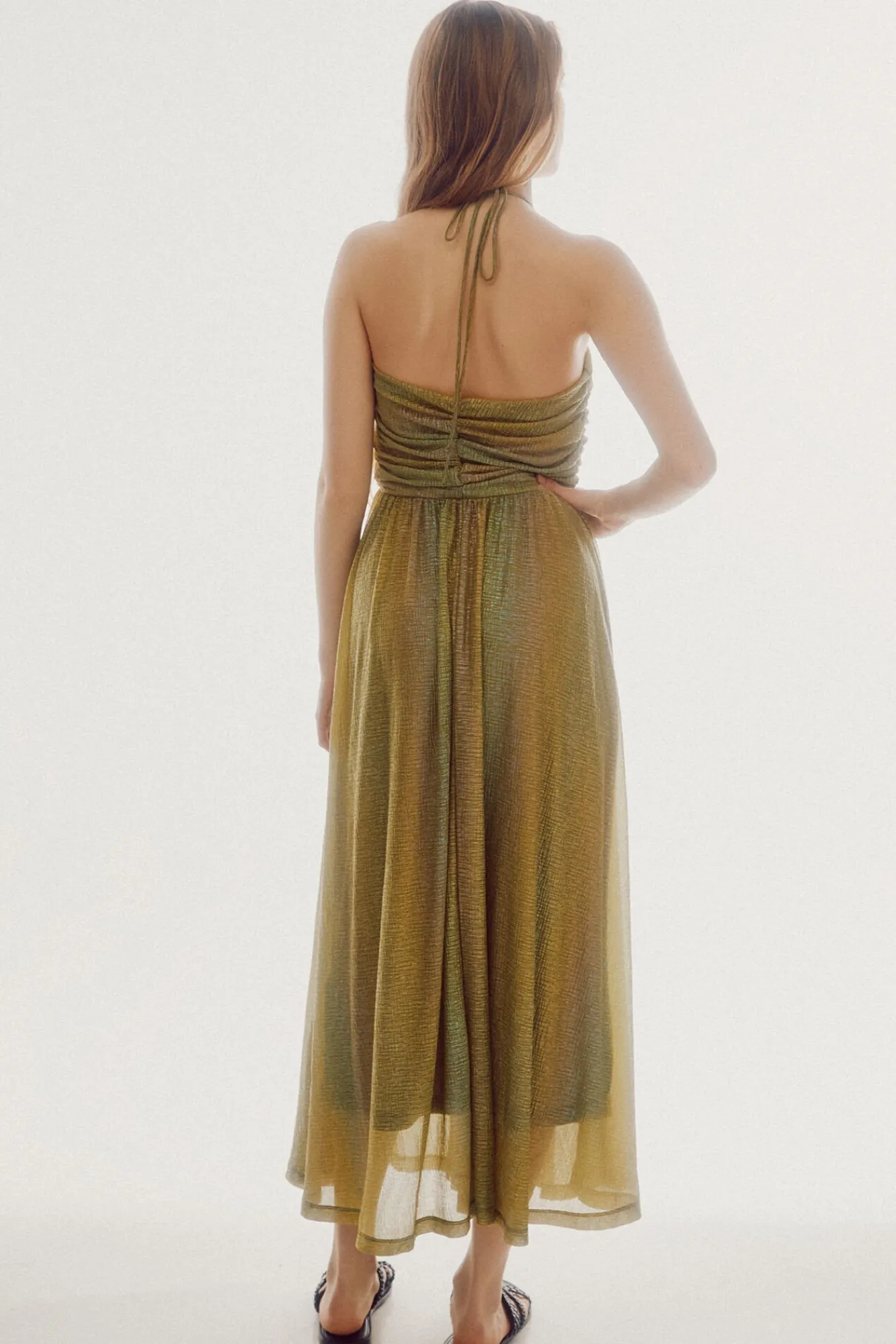 Vestido De Punto Halter^Slowlove Flash Sale