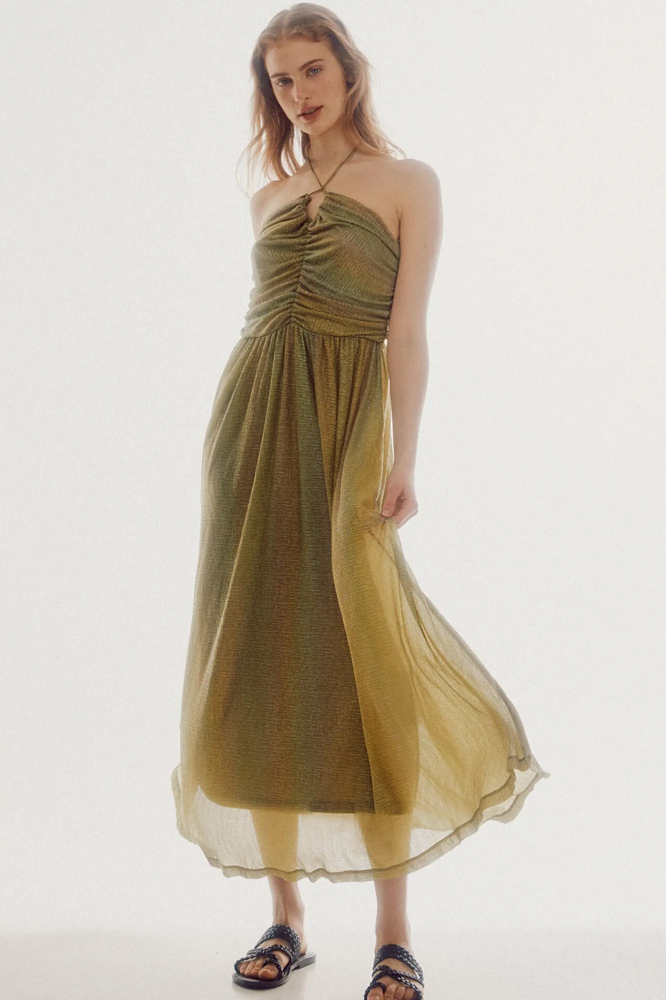 Vestido De Punto Halter^Slowlove Flash Sale