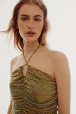 Vestido De Punto Halter^Slowlove Flash Sale