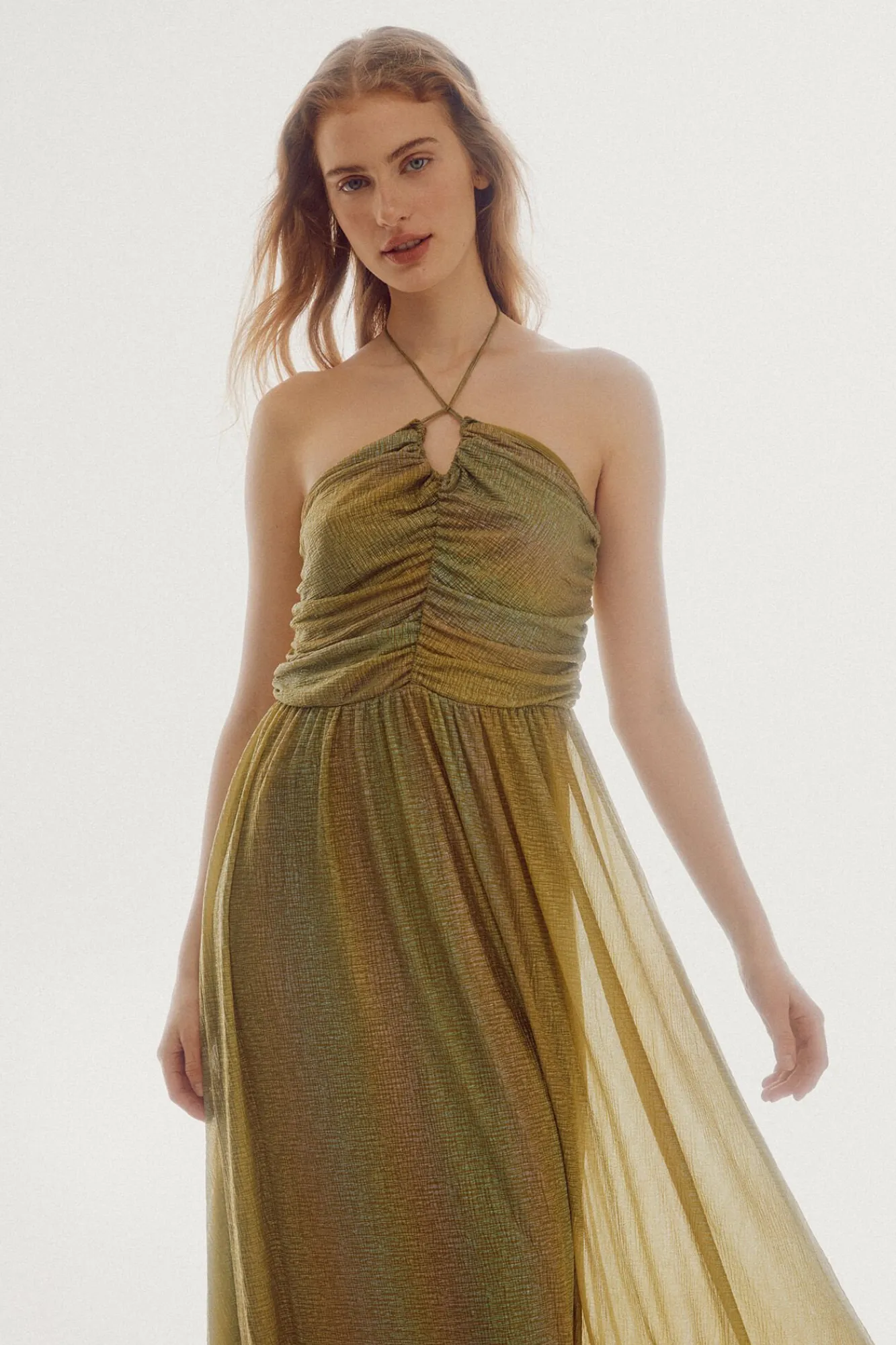 Vestido De Punto Halter^Slowlove Flash Sale