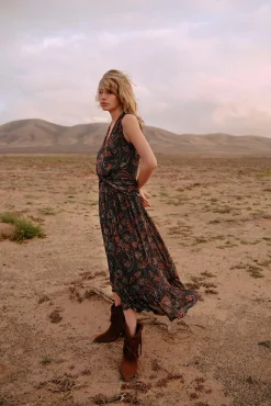 Vestido De Tul Estampado^Slowlove Cheap