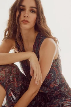 Vestido De Tul Estampado^Slowlove Cheap