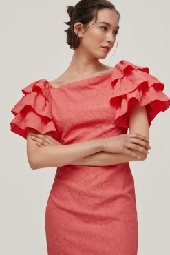 Vestido Entallado Estructura^Pedro del Hierro Shop