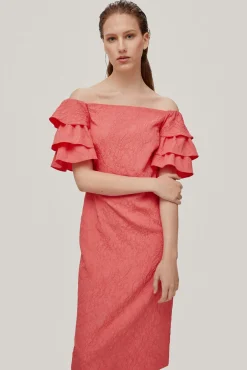 Vestido Entallado Estructura^Pedro del Hierro Shop