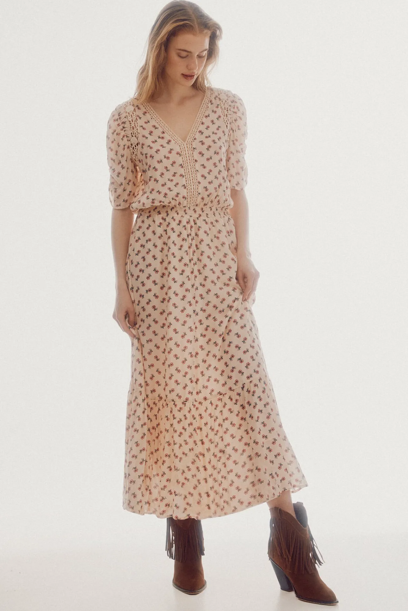 Vestido Estampado Largo^Slowlove Outlet