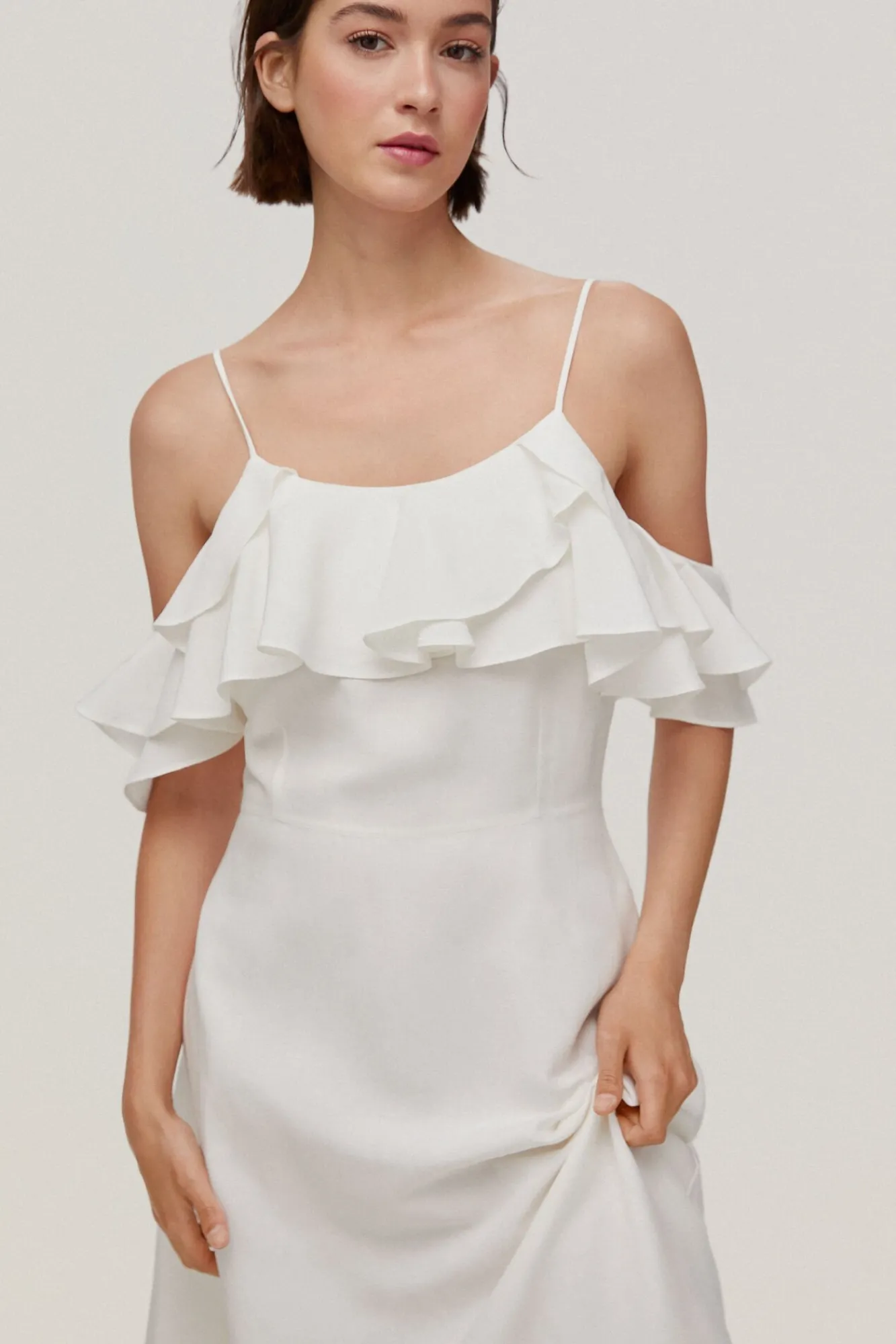 Vestido Fluido Volantes^Pedro del Hierro Cheap