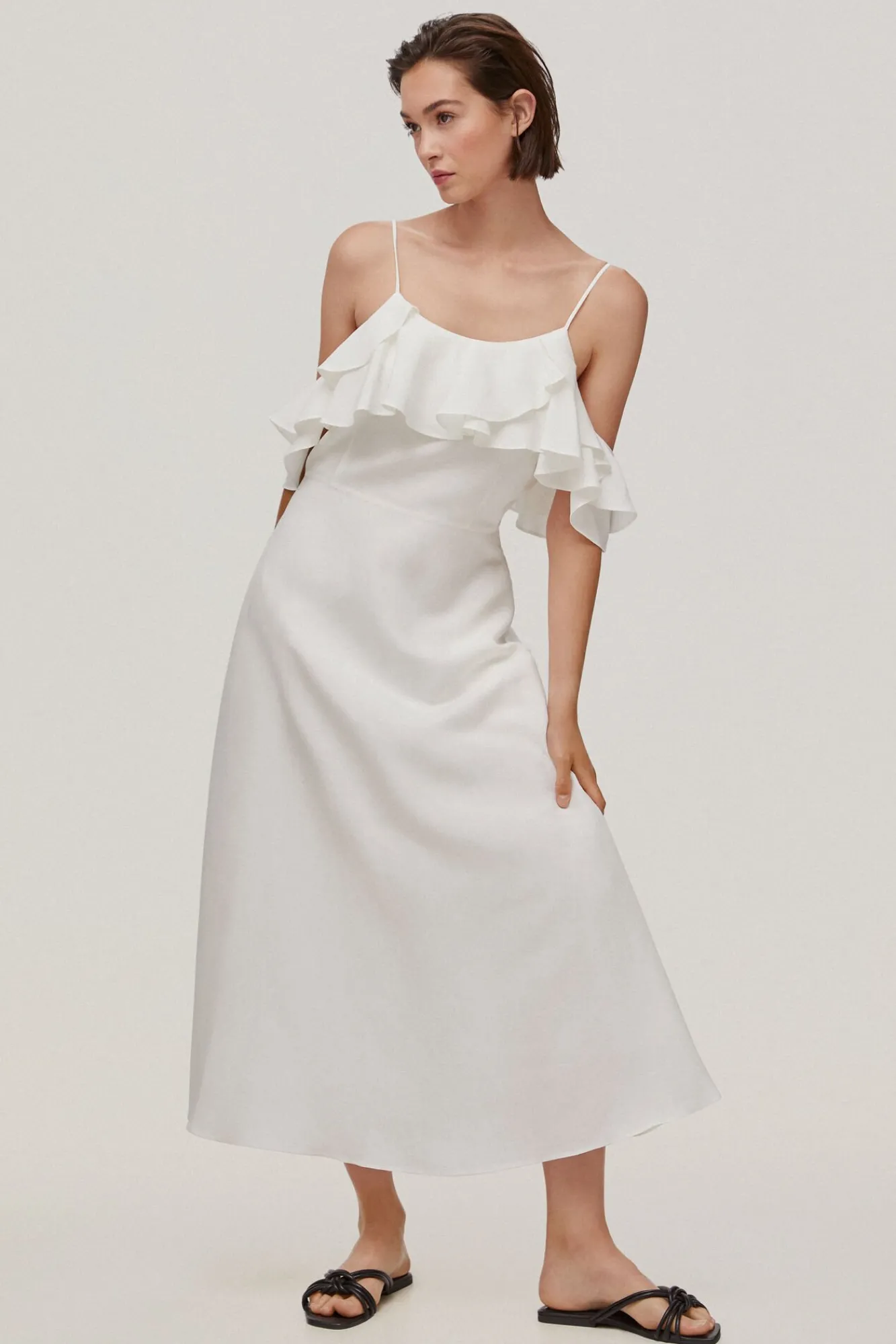 Vestido Fluido Volantes^Pedro del Hierro Cheap