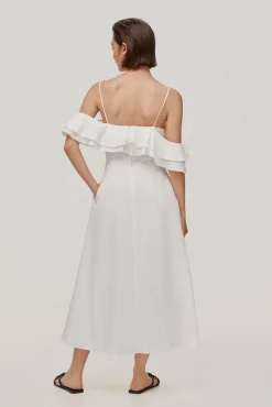 Vestido Fluido Volantes^Pedro del Hierro Cheap