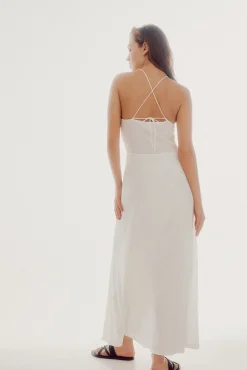 Vestido Halter Con Abalorios^Slowlove Shop