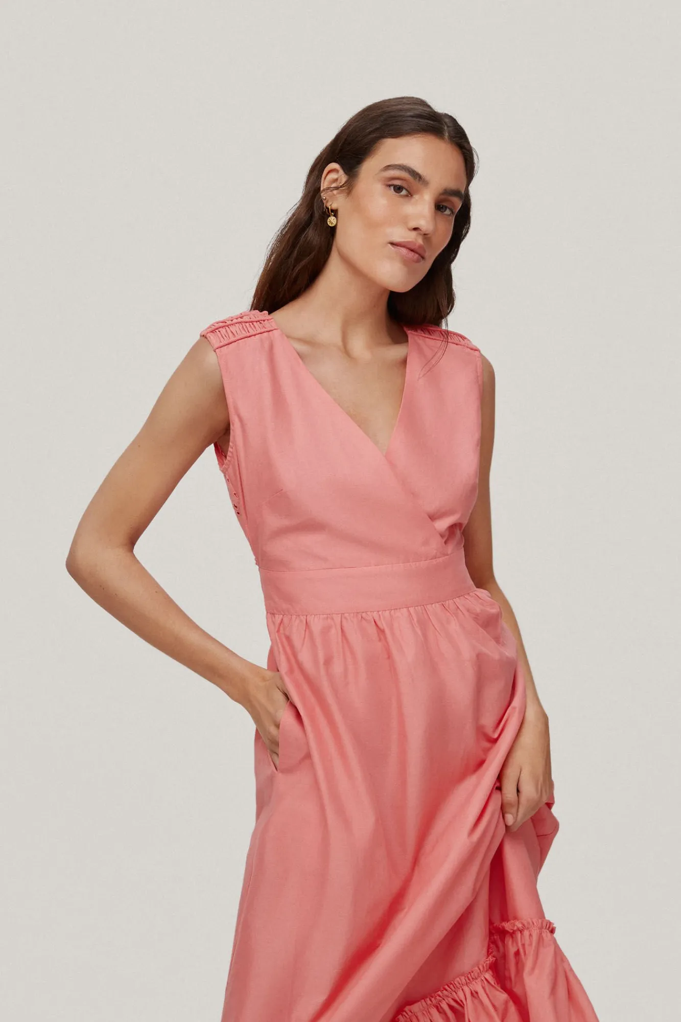 Vestido Largo Bordados^Pedro del Hierro Clearance