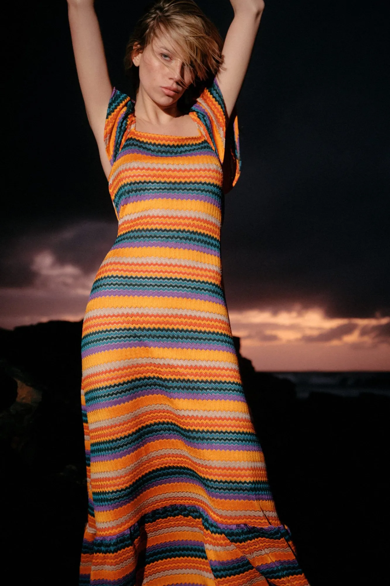 Vestido Largo De Punto^Slowlove New