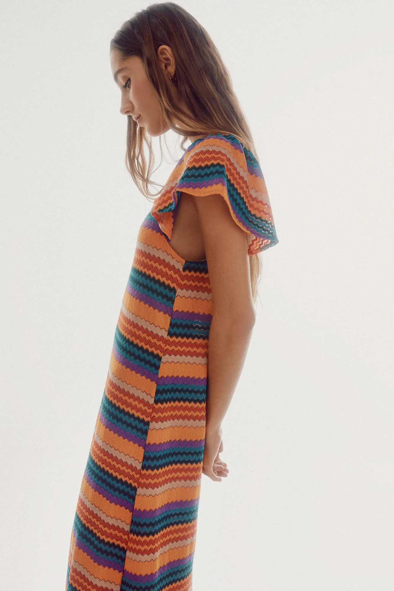 Vestido Largo De Punto^Slowlove New