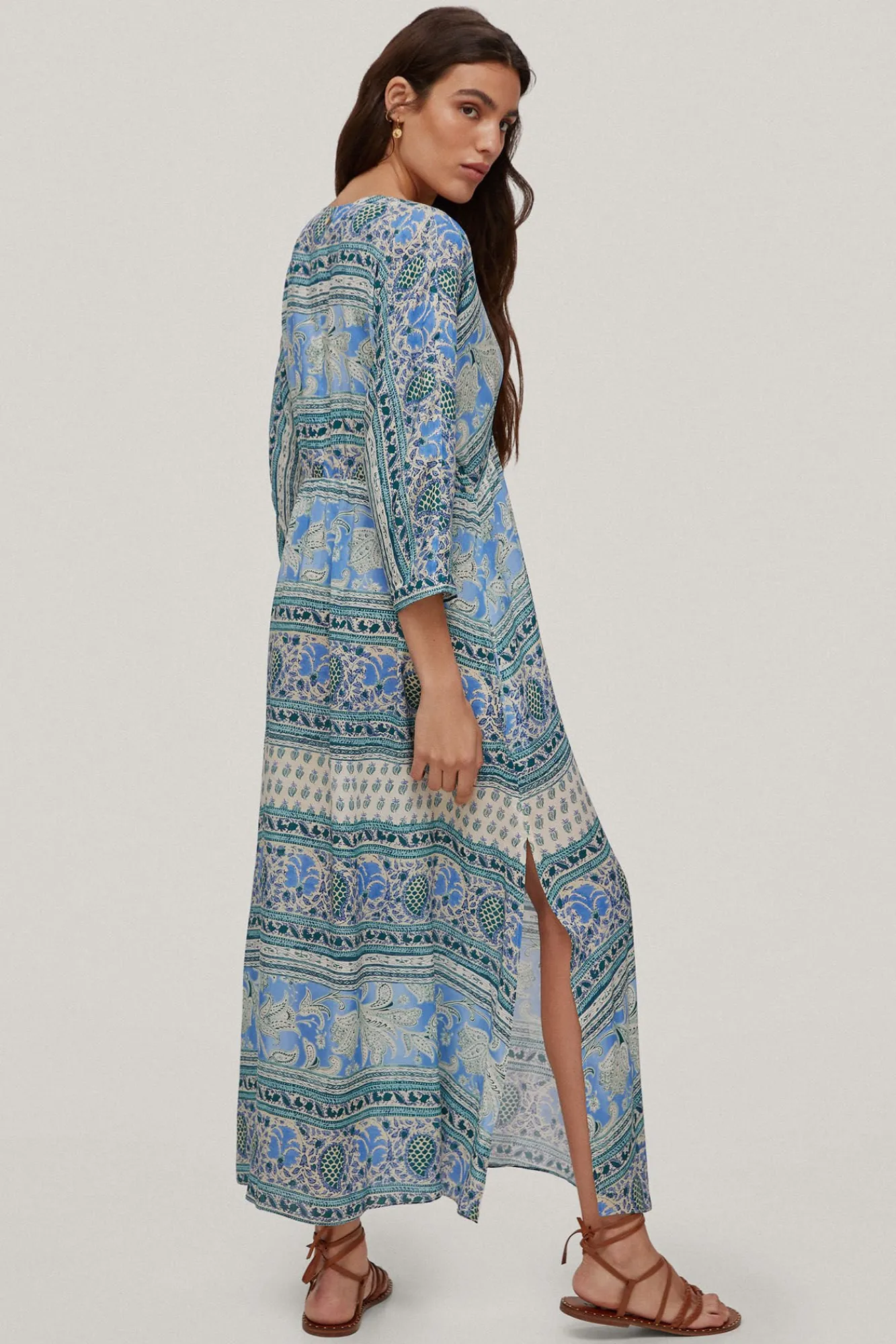 Vestido Largo Estampado^Pedro del Hierro Cheap