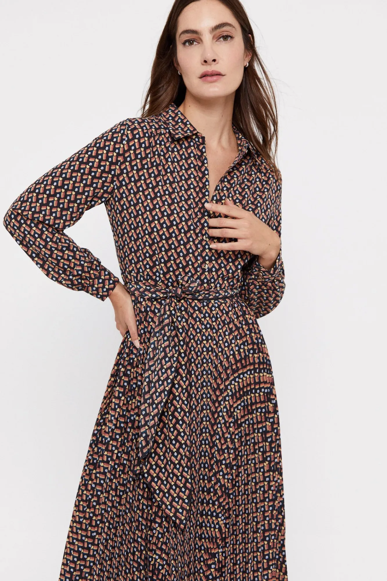 Vestido Midi Camisero^Cortefiel Flash Sale