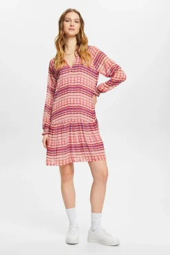 Vestido Midi Chiffon Estampado^Esprit New