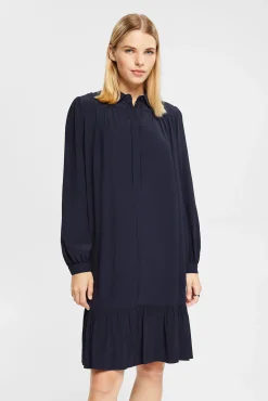 Vestido Midi Cuello Camisero Viscosa Ecovero™^Esprit Sale
