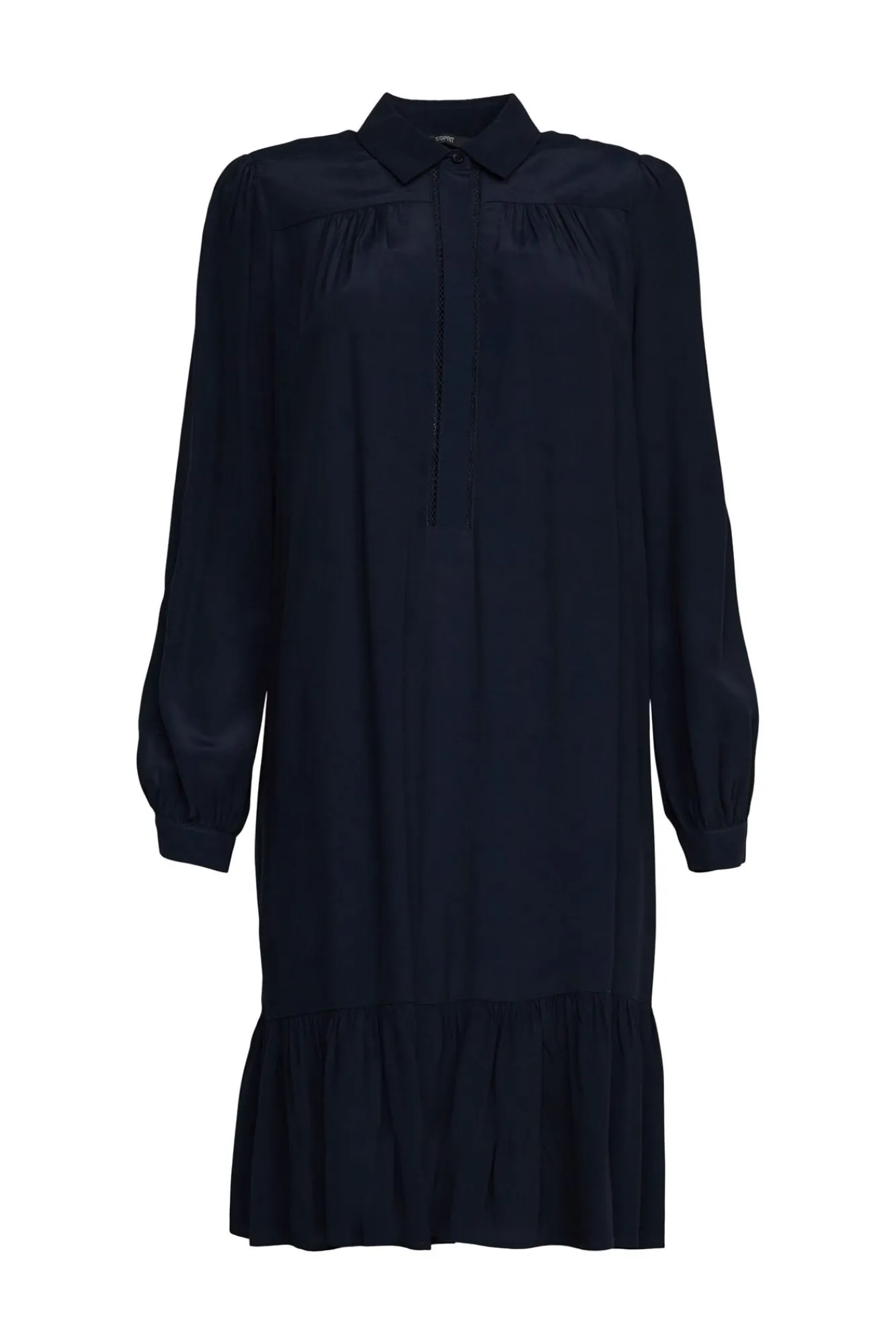 Vestido Midi Cuello Camisero Viscosa Ecovero™^Esprit Sale