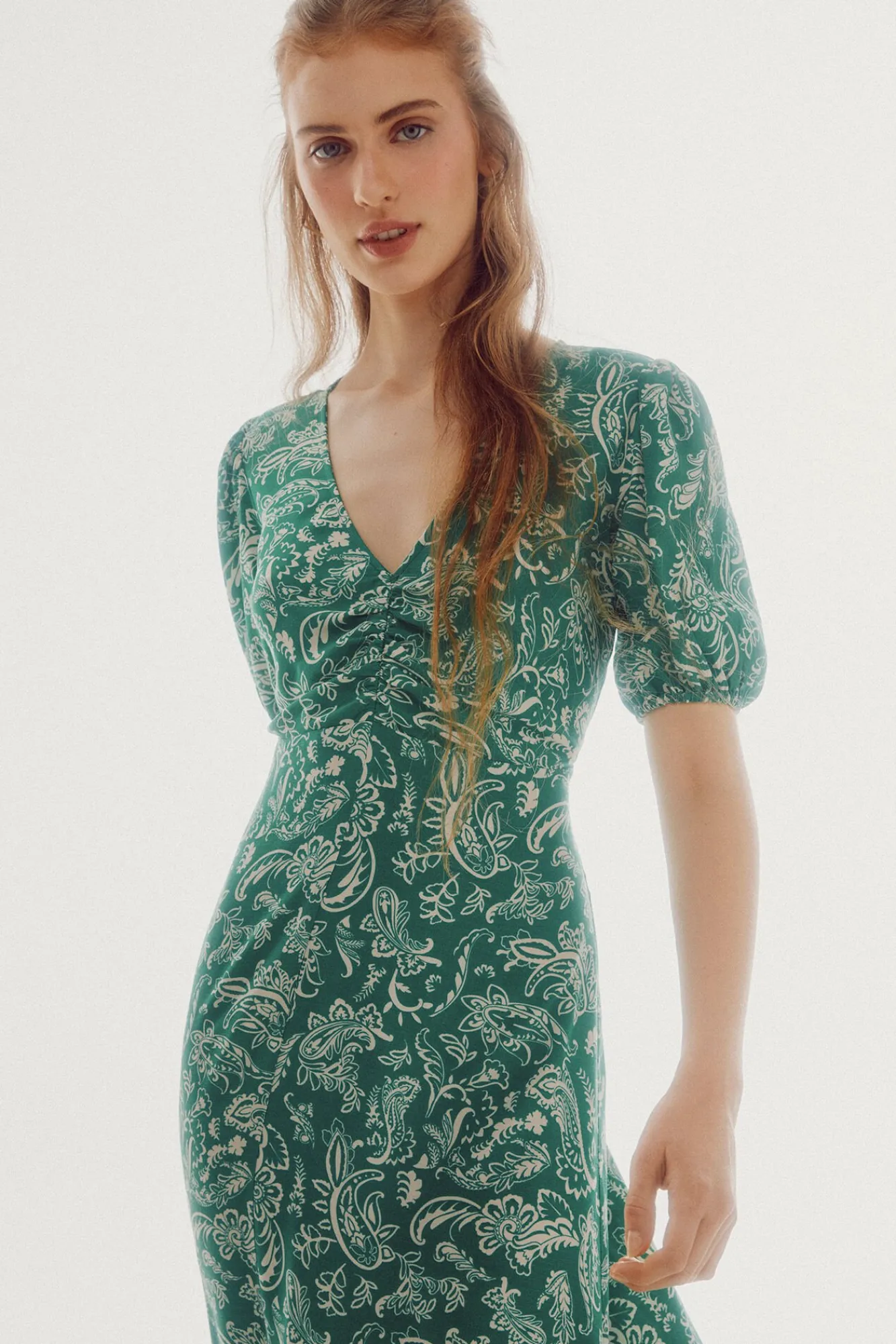 Vestido Midi Estampado^Slowlove Online