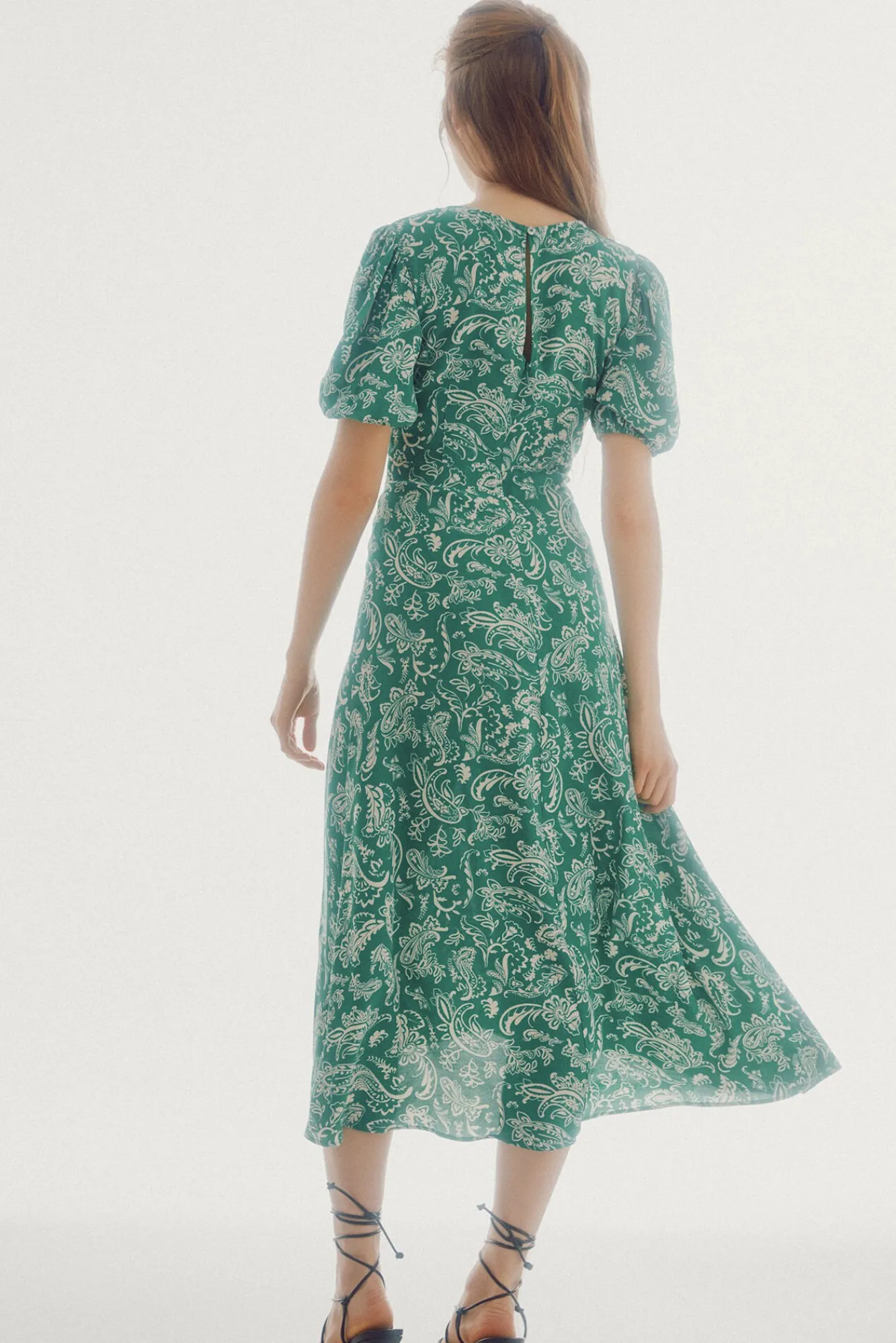 Vestido Midi Estampado^Slowlove Online