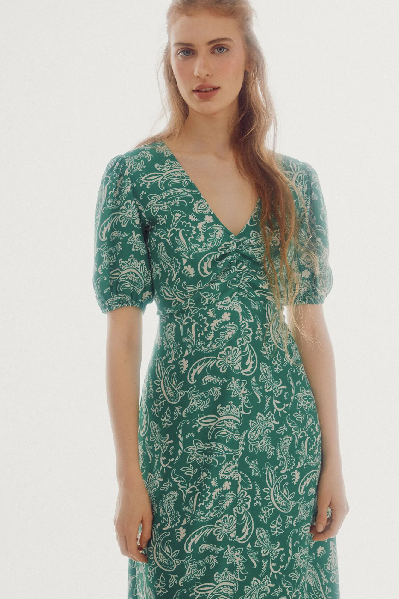 Vestido Midi Estampado^Slowlove Online