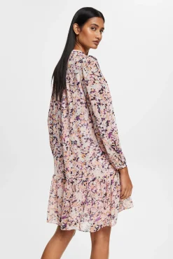 Vestido Midi Estampado Floral Volantes^Esprit Cheap