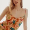 Vestido Midi Frunce^Slowlove Shop