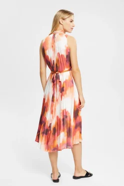 Vestido Midi Plisado Estampado Floral^Esprit Store