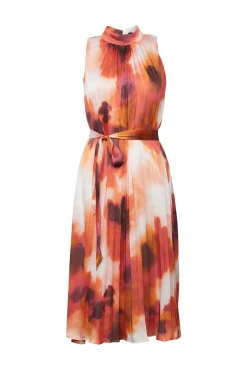 Vestido Midi Plisado Estampado Floral^Esprit Store